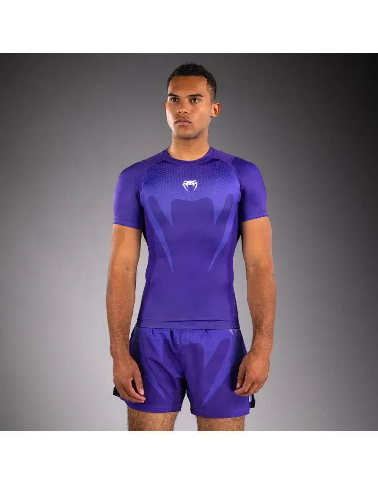 Рашгард - Venum No Gi Rashguard Short Sleeves-Indigo