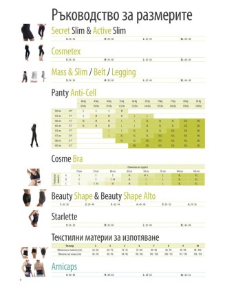 Cosmetex Legging-Антицелулитен клин за отслабване