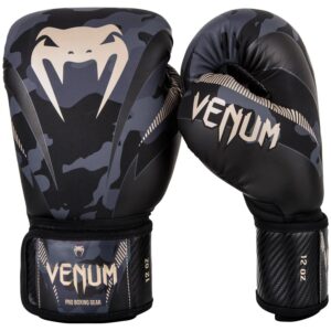 Боксови Ръкавици - Venum Impact Boxing Gloves - Dark Camo/Sand
