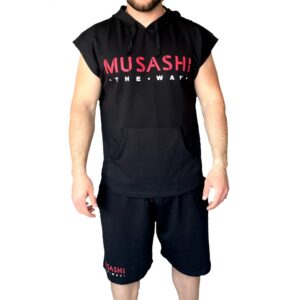 Комплект къси панталони и потник с качулка Musashi