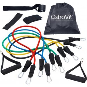 Тренировъчен комплект ластици 11 части- Resistance Band Set