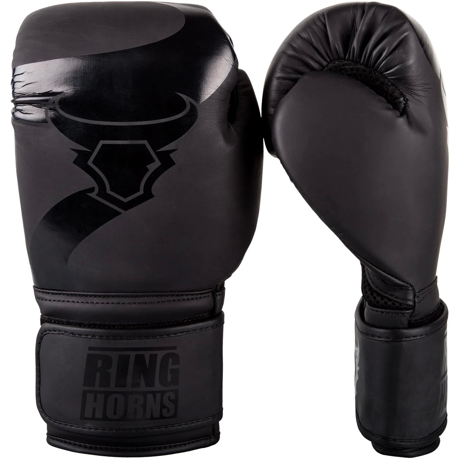 Боксови Ръкавици - Ringhorns Charger Boxing Gloves - Black / Black