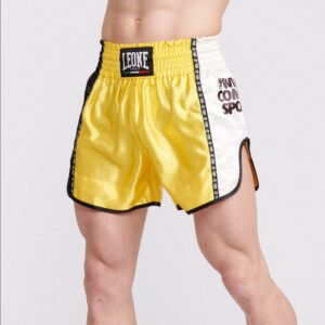 Leone - TRAINING THAI SHORTS - Yellow - Муай Тай Шорти