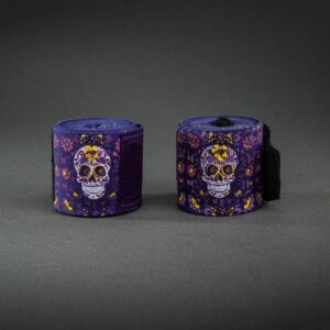 Бинтове - VENUM - Santa Muerte Handwraps - Purple -4 m