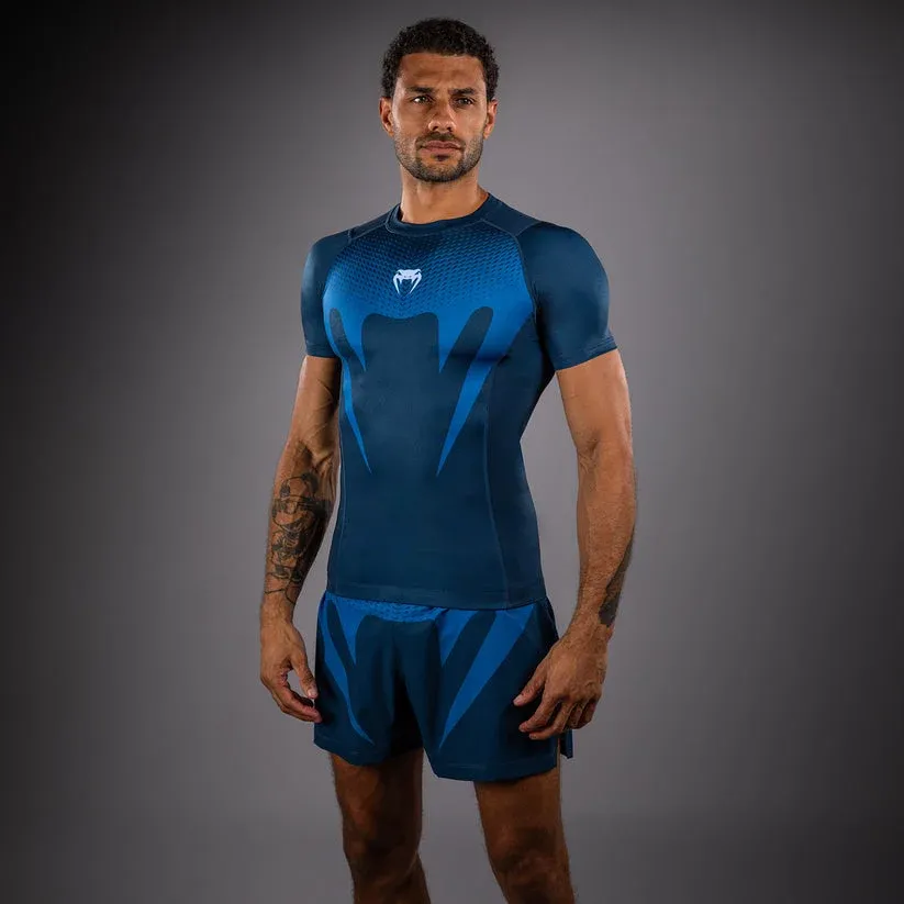 Рашгард - Venum No Gi Rashguard Short Sleeves-Indigo