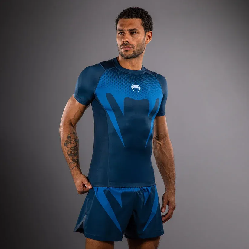 Рашгард - Venum No Gi Rashguard Short Sleeves-Indigo