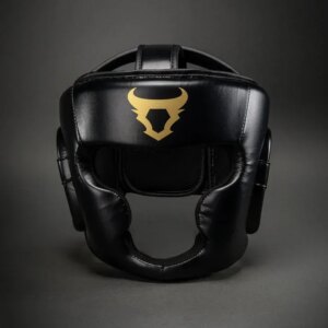 Протектор за глава / Каска - Ringhorns Charger Headgear - Black/Gold